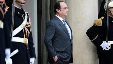 Le président François Hollande le 28 janvier 2016 à l'Elysée à Paris [STEPHANE DE SAKUTIN / AFP]