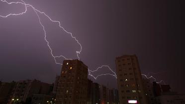 Des éclairs [Yasser al-Zayyat / AFP/Archives]