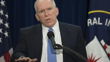 John Brennan, le directeur de la CIA, lors d'une conférence de presse à Langley, le 11 décembre 2014 [Jim Watson / AFP/Archives]