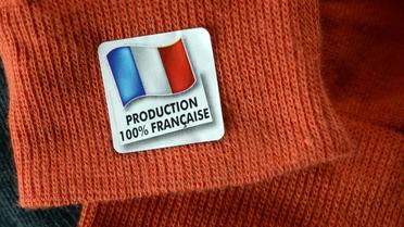 Une paire de chaussettes 100% made in France, le 30 janvier 2013 à Rennes [Damien Meyer / AFP/Archives]