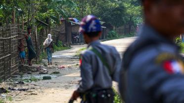 La police birmane a ouvert le feu sur une foule de nationalistes bouddhistes en colère, tuant sept manifestants dans une région sous très haute tension, théâtre de violences contre les musulmans rohingyas [STR / AFP/Archives]