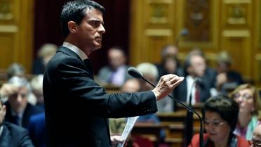 Manuel Valls défend l'état d'urgence au Sénat le 20 novembre 2015 [ALAIN JOCARD / AFP/Archives]