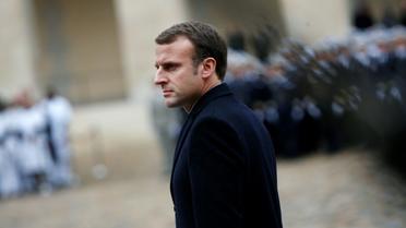 Emmanuel Macron, le 27 novembre 2017 à Paris [Thibault Camus / POOL/AFP]