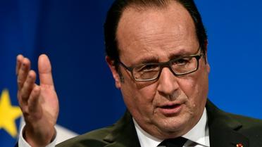 Le président François Hollande, le 16 janvier 2016 à Tulle, en Corrèze [GEORGES GOBET / AFP/Archives]