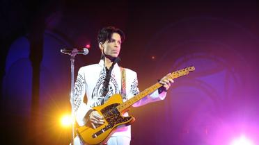 Le chanteur Prince, en concert au Grand Palais, le 11 octobre 2009 à Paris [BERTRAND GUAY / AFP/Archives]