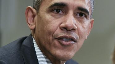 Le président américain Barack Obama à la Maison Blanche à Washington, le 9 février 2016 [Mandel Ngan / AFP]