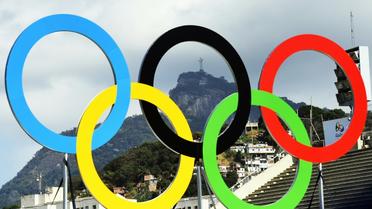 Les anneaux olympiques à Rio, le 4 août 2016 [Jewel SAMAD / AFP]