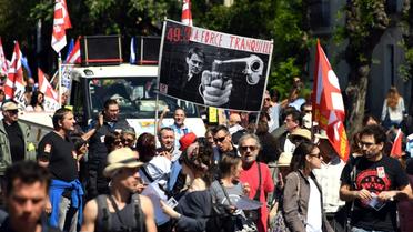 Manifestation contre la loi travail le 17 mai 2016 à Montpellier [PASCAL GUYOT / AFP/Archives]
