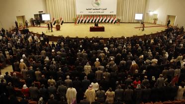 Photo d'archive du parlement irakien en session, à Bagdad le 14 juin 2010 [Ali al-Saadi / AFP/Archives]