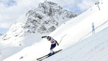 La Slovène Ilka Stuhec lors du super-G de Saint-Moritz, le 14 décembre 2019 [Fabrice COFFRINI / AFP/Archives]