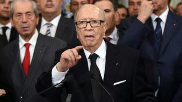 Le président tunisien Beji Caid Essebsi, le 25 novembre 2015 à Tunis [FETHI BELAID / AFP/Archives]