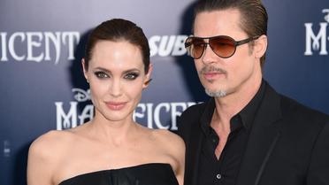 Angelina Jolie et Brad Pitt le 28 mai 2014 à Hollywood [Robyn Beck / AFP/Archives]