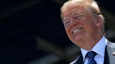Le président américain Donald Trump, le 25 mai 2018 à Annapolis, dans le Maryland [Nicholas Kamm / AFP]