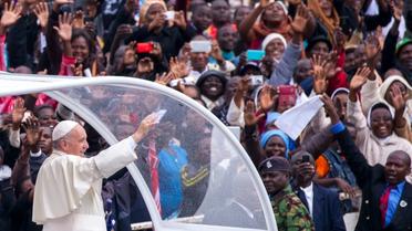 Le pape François à Nairobi, le 26 novembre 2015 [Georgina Goodwin / AFP]