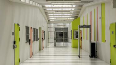 Un quartier de haute sécurité de la prison de Vendin-le-Vieil, le 4 mai 2018 [PHILIPPE HUGUEN / AFP/Archives]