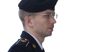 Le soldat américain Manning à la cour martiale le 21 août 2013 lors de son procès à Fort Meade dans le Maryland [Saul Loeb / AFP/Archives]