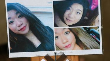 Photo prise le 20 septembre 2018 montrant des messages et des portraits de l'étudiante Sophie Le Tan disparue le 7 septembre près de Strasbourg [FREDERICK FLORIN / AFP]