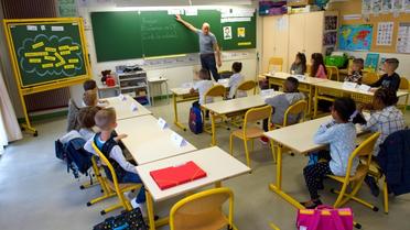 Dans une salle de classe à Clermont-Ferrand, le 4 septembre 2017 [Thierry Zoccolan / AFP/Archives]