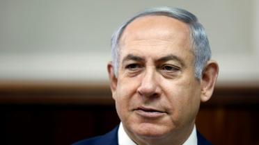 Le Premier ministre israélien Benjamin Netanyahu à Jérusalem, le 11 février 2018  [RONEN ZVULUN / POOL/AFP]