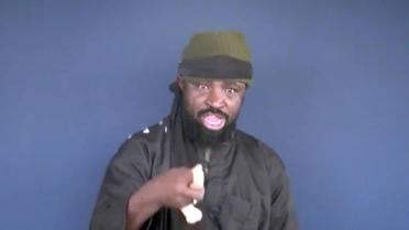 Capture d'écran datant du 18 février 2015 montrant le leader de Boko Haram, Abubakar Shekau dans un lieu inconnu [HO, HO / BOKO HARAM/AFP/Archives]