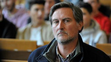 L'ancien sous-préfet de Brioude (Haute-Loire) Hugues Malecki, au tribunal correctionnel du Puy-en-Velay le 20 mars 2018 [Thierry Zoccolan / AFP]