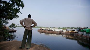 Un bras du Nil au port de Juba,  au Soudan du Sud, le 28 février 2012 [Adriane Ohanesian / AFP/Archives]