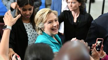 La candidate démocrate à la présidentielle américaine, Hillary Clinton, en campagne à Reno, au Nevada, le 25 août 2016 [JOSH EDELSON / AFP]