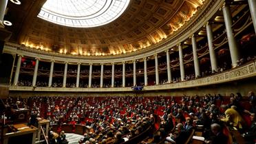 L'hémicycle de l'Assemblée nationale, en décembre 2016 [Patrick KOVARIK / AFP/Archives]