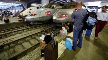 La SNCF a annoncé lundi 30 juillet "qu'un train sur deux circulera entre Paris et le grand ouest" [GERARD JULIEN / AFP/Archives]