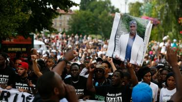 Marche en mémoire d'Adama Traoré le 22 juillet 2016 à Beaumont-sur-Oise [Thomas SAMSON / AFP]