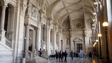 Photo d'archive de l'intérieur du Palais de Justice de Paris [Thomas Samson / AFP/Archives]