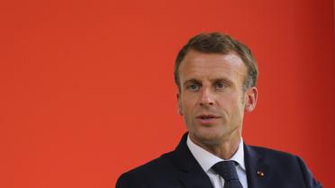 Emmanuel Macron le 19 septembre 2018 à Paris [Ludovic MARIN / POOL/AFP/Archives]