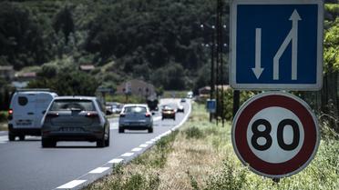 La limitation de vitesse à 80 km/h sur les routes secondaires est entrée en vigueur le 1er juillet.