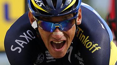 Le coureur tchèque Roman Kreuziger (Tinkoff-Saxo) lors d'un contre-la-montre pendant le  Tour de France 2013, entre Embrun et Chorges [Pascal Guyot / AFP/Archives]