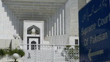 La façade de la Cour suprême à Islamabad, en septembre 2017 [FAROOQ NAEEM / AFP/Archives]
