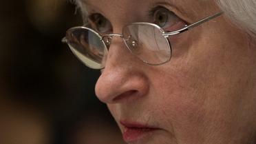 La présidente de la Réserve fédérale américaine (Fed) Janet Yellen, le 4 novembre 2015 à Washington [JIM WATSON / AFP/Archives]