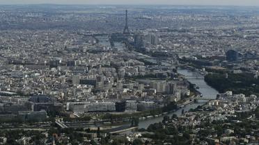 Vue aérienne de Paris, le 14 juillet 2016 [THOMAS SAMSON / AFP/Archives]