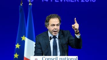 Luc Chatel, le nouveau président du Conseil national des Républicains, le 13 février 2016 à Paris [LIONEL BONAVENTURE / AFP]