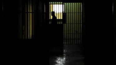 Un preso en la cárcel de El Rodeo en Guatire, a 20 kilómetros de Caracas, el 1 de julio de 2016 [JUAN BARRETO / AFP/Archives]
