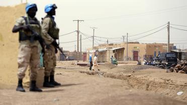 Une patrouille de soldats de l'Onu le 27 juillet 2013 au Mali, dans la région de Kidal [Kenzo Tribouillard / AFP/Archives]