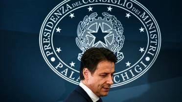 Le Premier ministre italien Giuseppe Conte à Rome le 28 décembre. [Alberto PIZZOLI / AFP]