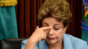 La présidente du Bresil Dilma Rousseff à Brazilia, le 8 décembre 2015 [EVARISTO SA / AFP]