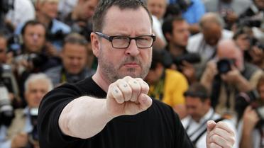 Le réalisateur danois Lars von Trier lors de la présentation au Festival de Cannes de son film  "Melancholia" le 18 mai 2011 [FRANCOIS GUILLOT / AFP/Archives]