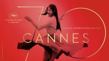 Photo fournie le 29 mars 2017 de l'affiche officielle du 70e Festival de Cannes  [Philippe Savoir / Bronx agency/AFP]