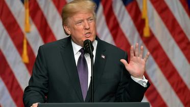 Donald Trump présente sa «Stratégie de sécurité nationale» à Washington le 18 décembre 2017  [MANDEL NGAN / AFP]