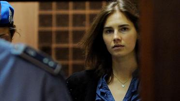 L'Américaine Amanda Knox, le 30 septembre 2011, lors de son procès en appel à Perugia, en Italie [Tiziana Fabi / AFP/Archives]