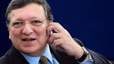 Le président de la Commission européenne, José Manuel Barroso, le 4 février 2014 à Strasbourg [Patrick Hertzog / AFP/Archives]