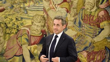 Nicolas Sarkozy le 27 mai 2014 à Madrid [Gérard Julien / AFP/Archives]