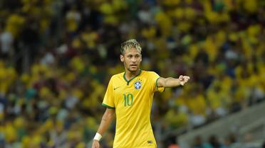 L'attaquant brésilien Neymar lors du match contre la Colombie, le 4 juillet 2014 à Fortaleza [Gabriel Bouys / AFP]