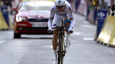 L'Allemand Tony Martin vainqueur du contre-la-montre  la 20e et avant-dernière étape du Tour de France, à Périgueux le 26 juillet 2014 [Eric Feferberg / AFP]